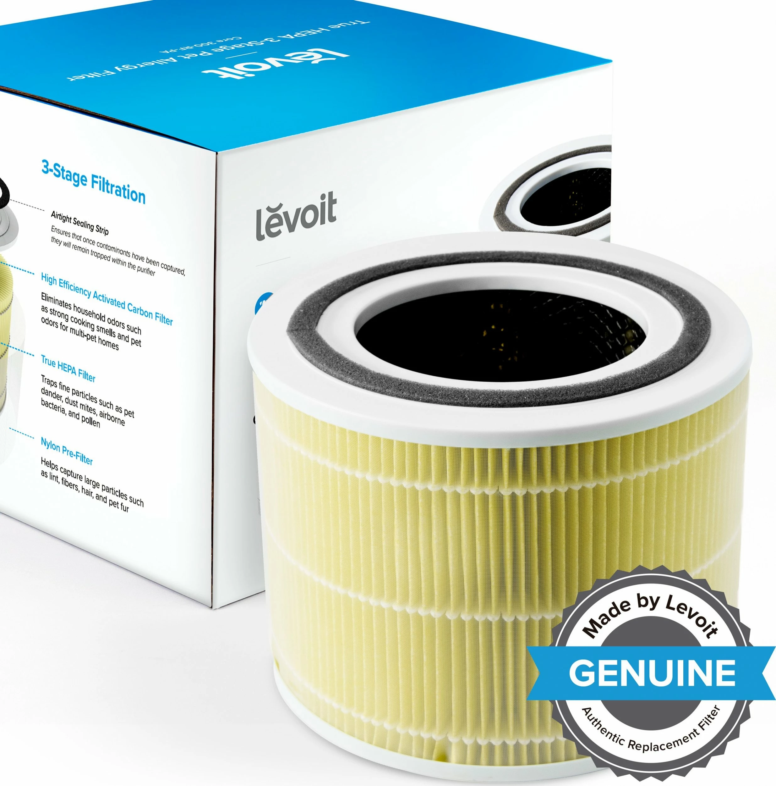 Filter për pastrues ajri Levoit Core 300/300S kundër alergjenëve të kafshëve