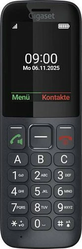 Celular Gigaset Comfort 600 SIM, 4G LTE, ekran 2.4", Single SIM, USB-C, zi/gri