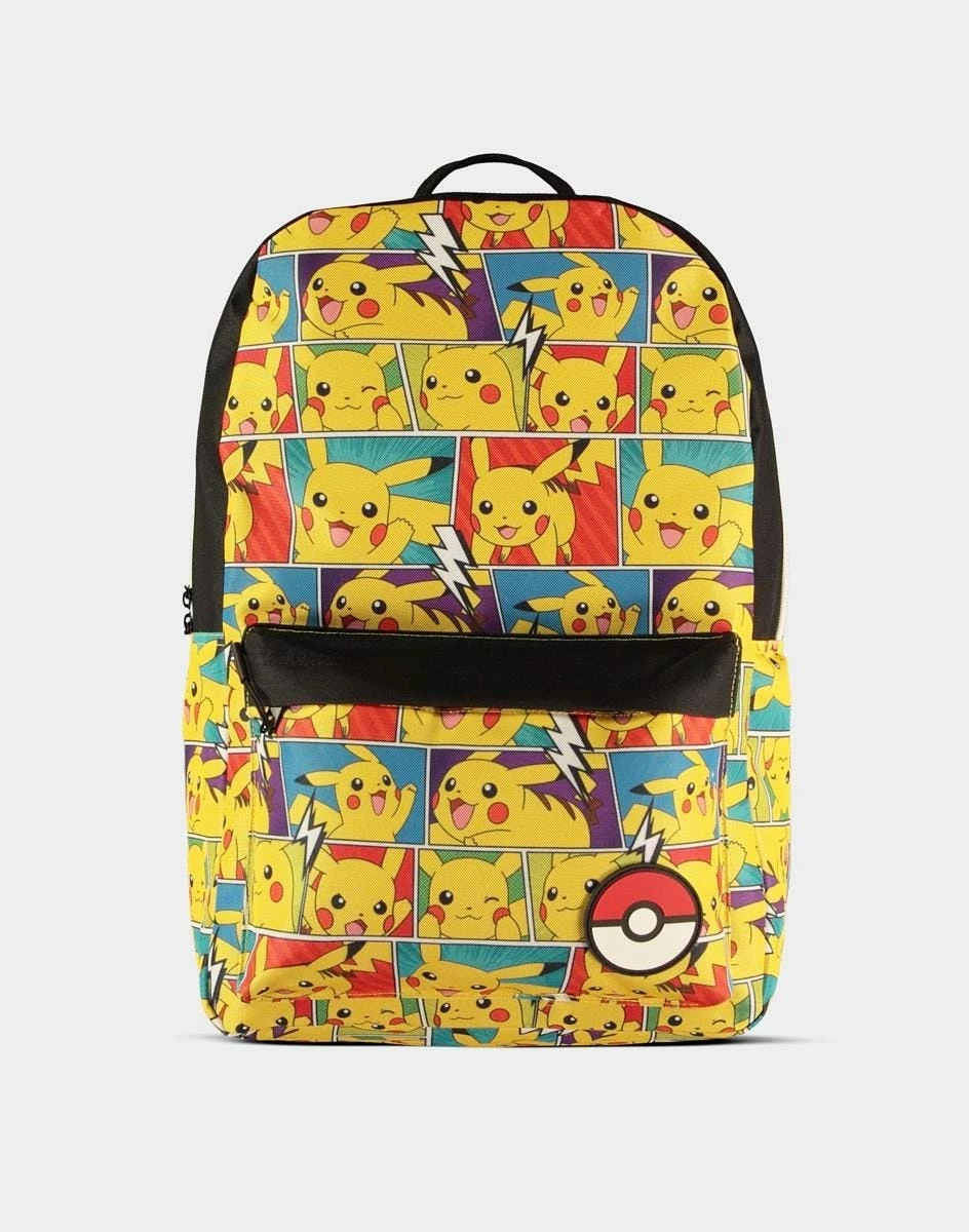 Çantë shpine Difuzed Pokémon Pikachu Basic Backpack, për laptop deri 17", multikolor
