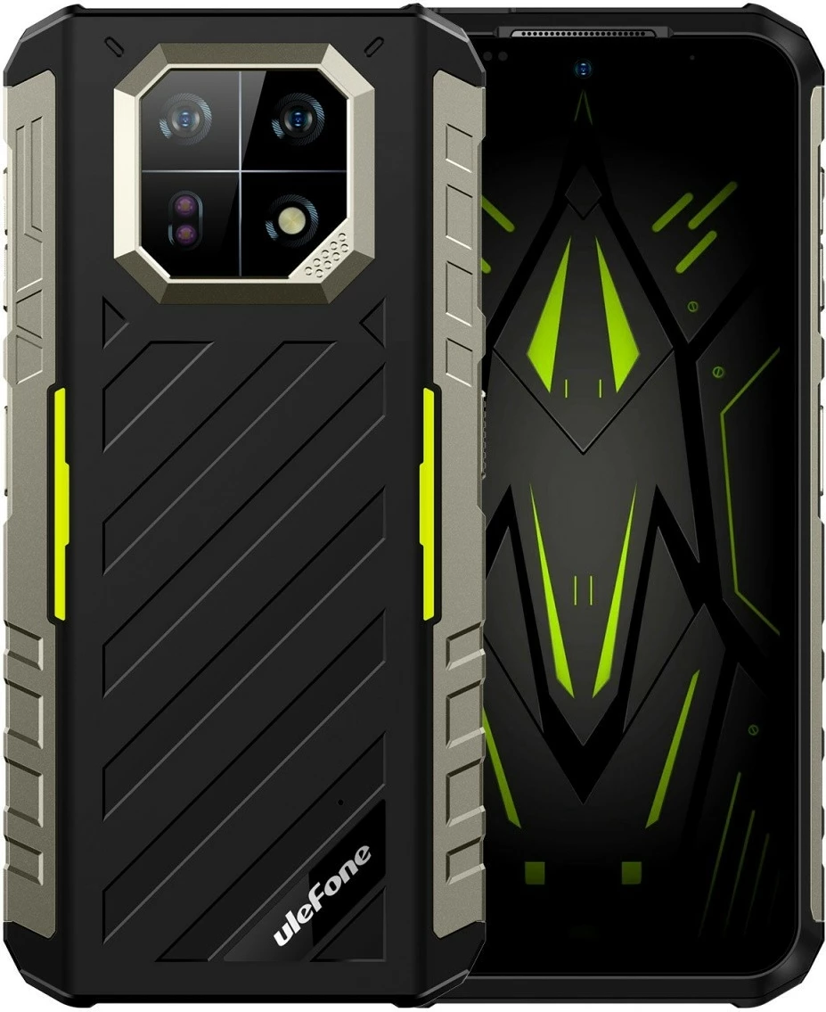 Celular Ulefone Armor 22, 8/128GB, IP69K, Gjelbër