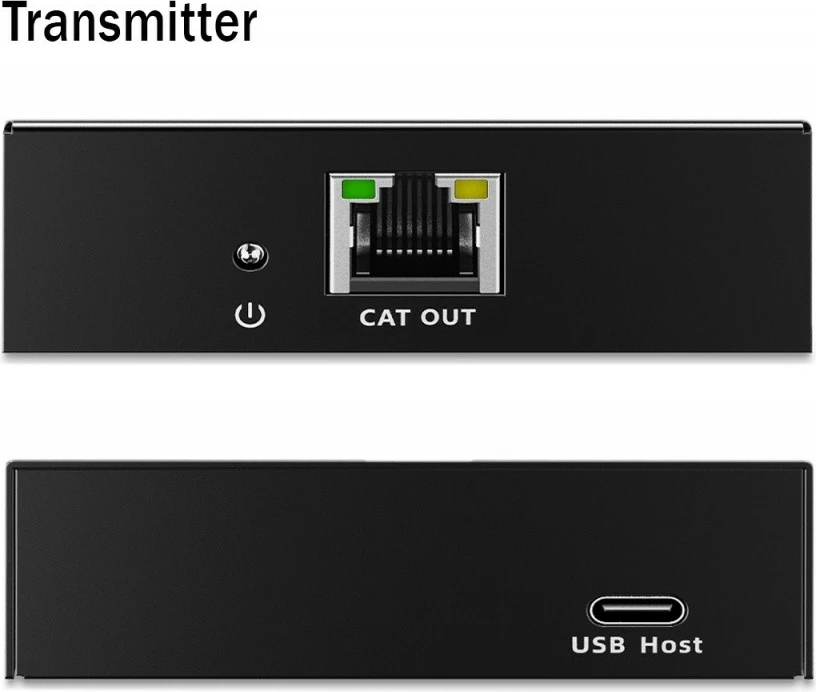 Set extender USB Digitus DA-73121, 3x USB-A, 1x USB-C, RJ45, 100m, i zi