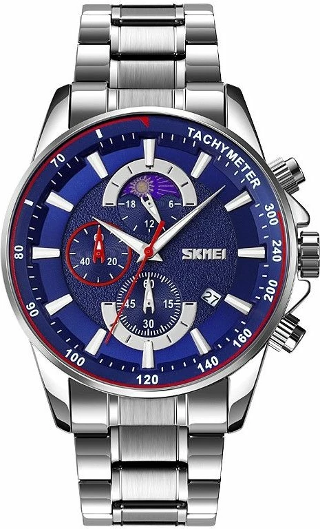 Orë dore për meshkuj Skmei, argjendtë