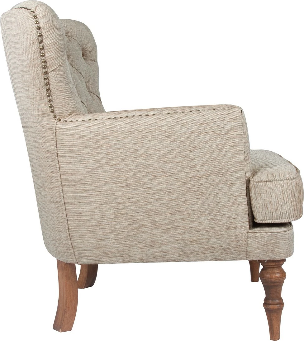 Karrige Wing Atelier del Sofa, New London, ngjyrë kafe qumështi