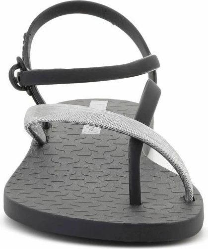 Sandale për femra WD Ipanema Elegant Sand 83782-BN808, zi/argjend [Madhësia: 39]