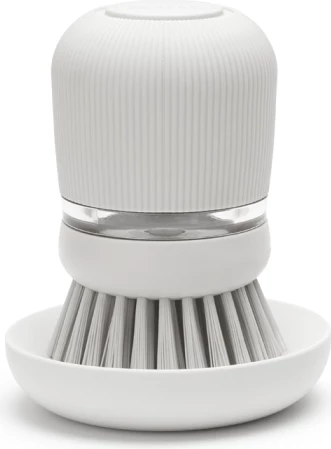 Furçë për larje enësh BRABANTIA SinkSide MPN 302640, me dispenser sapuni 0.1 L, me mbajtëse, gri e çelët