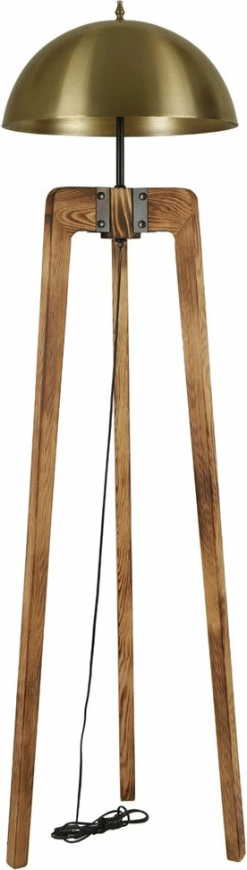 Llambë dyshemeje Opviq, ngjyrë arre dhe ari, retro, 170cm