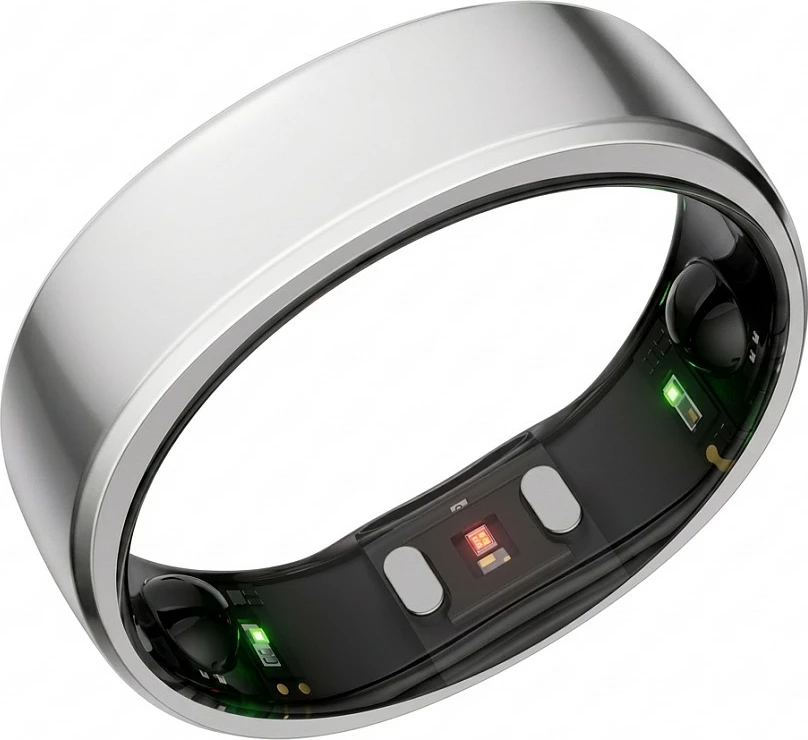 Unazë smart RingConn Gen 2, tracker aktiviteti, Bluetooth 5.0, IP68, bateri 12 ditë, argjendtë
