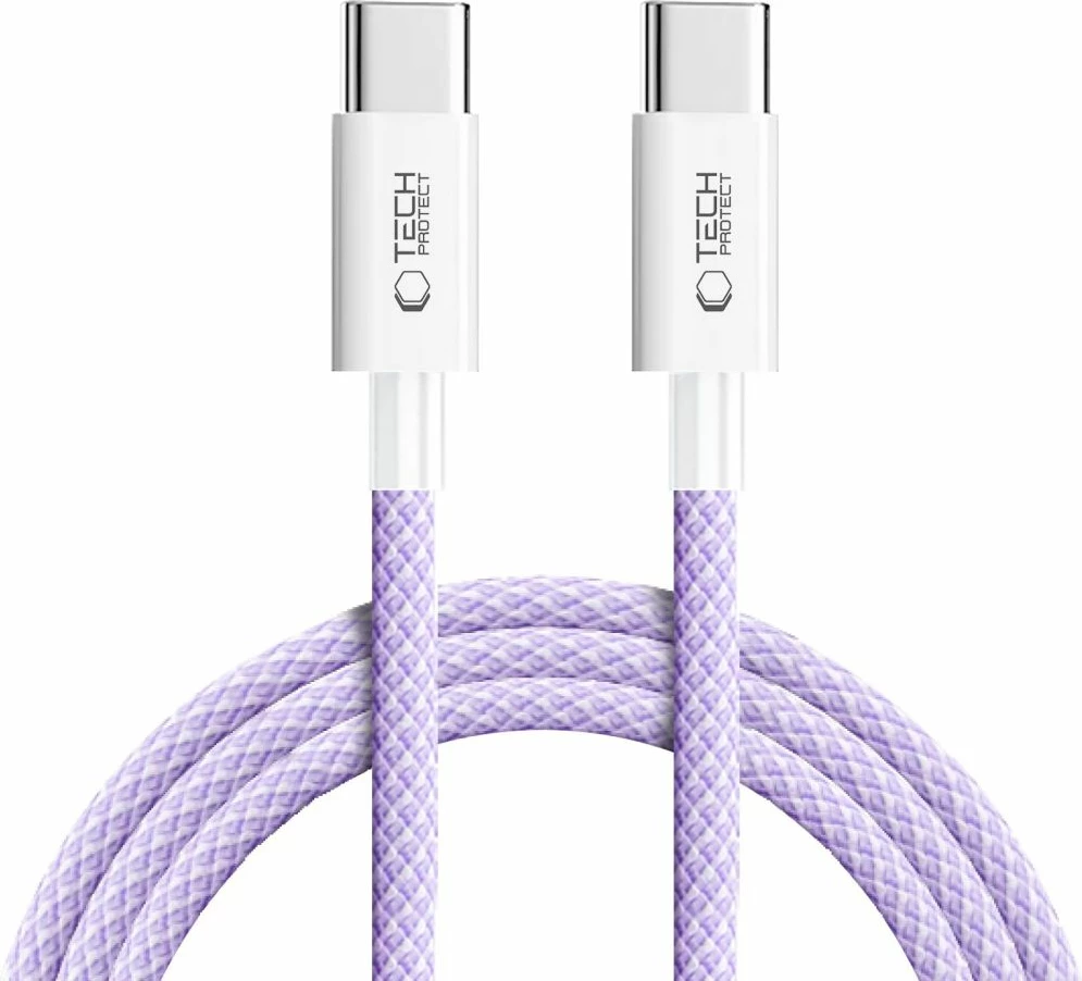 Kabllo USB-C Tech-Protect Ultraboost Lite 2m, 60W, Violet
