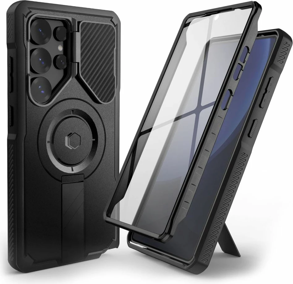 Mbështjellës Tech-Protect Kevlar MagSafe+ për Samsung Galaxy S25 Ultra, i zi