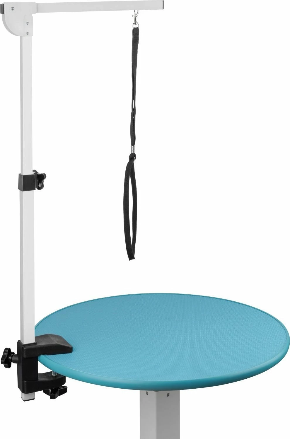 Krah rregullues për groomim qeni Mozos, 56-98 cm, me kapëse tavoline, me rrip sigurie