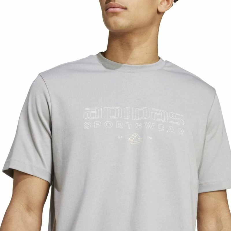 Maicë adidas për meshkuj, e hirtë [Madhësia: XL]