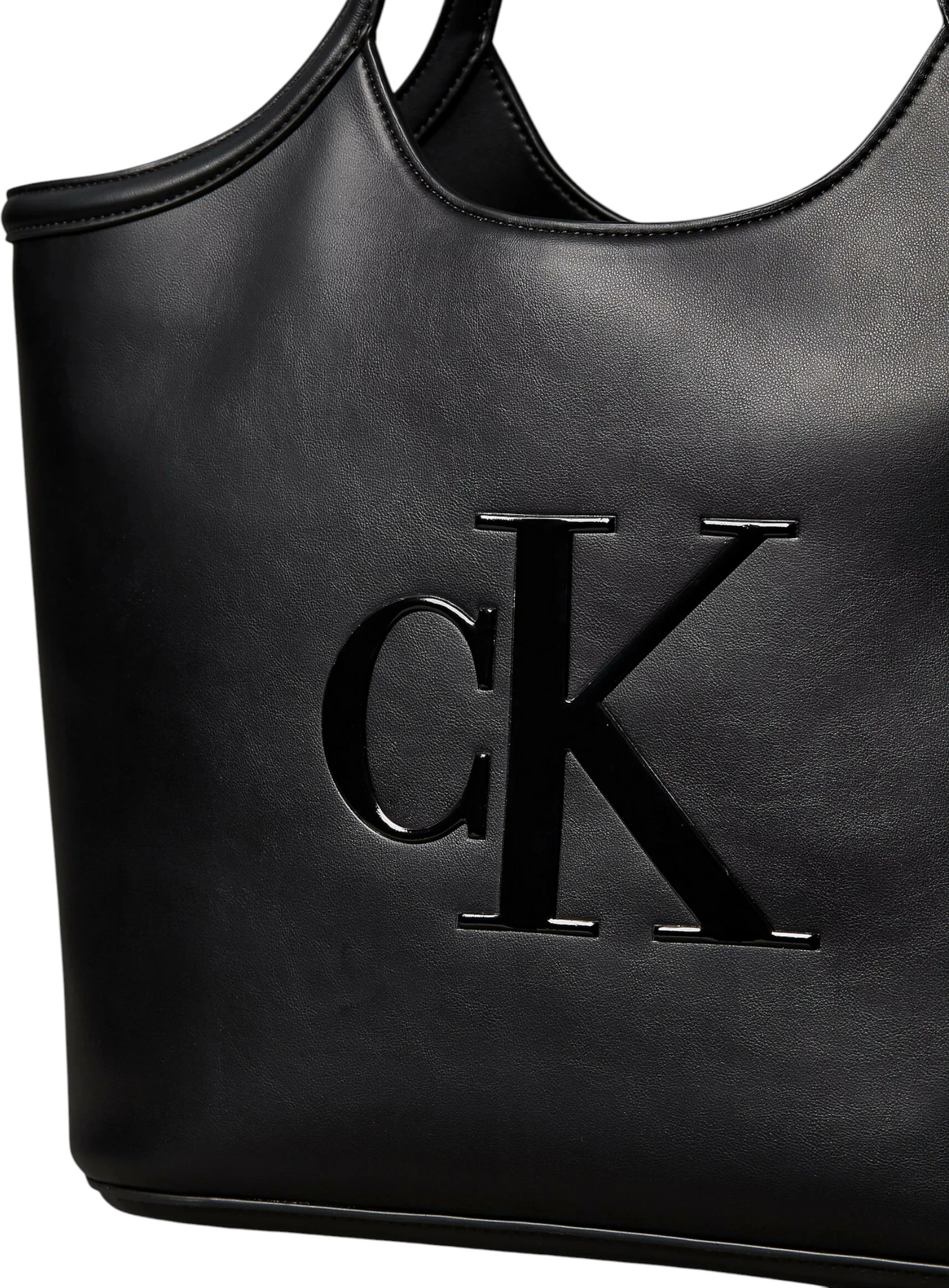 Çantë shopper për femra Calvin Klein BOLD CK LV04F3562G, e zezë