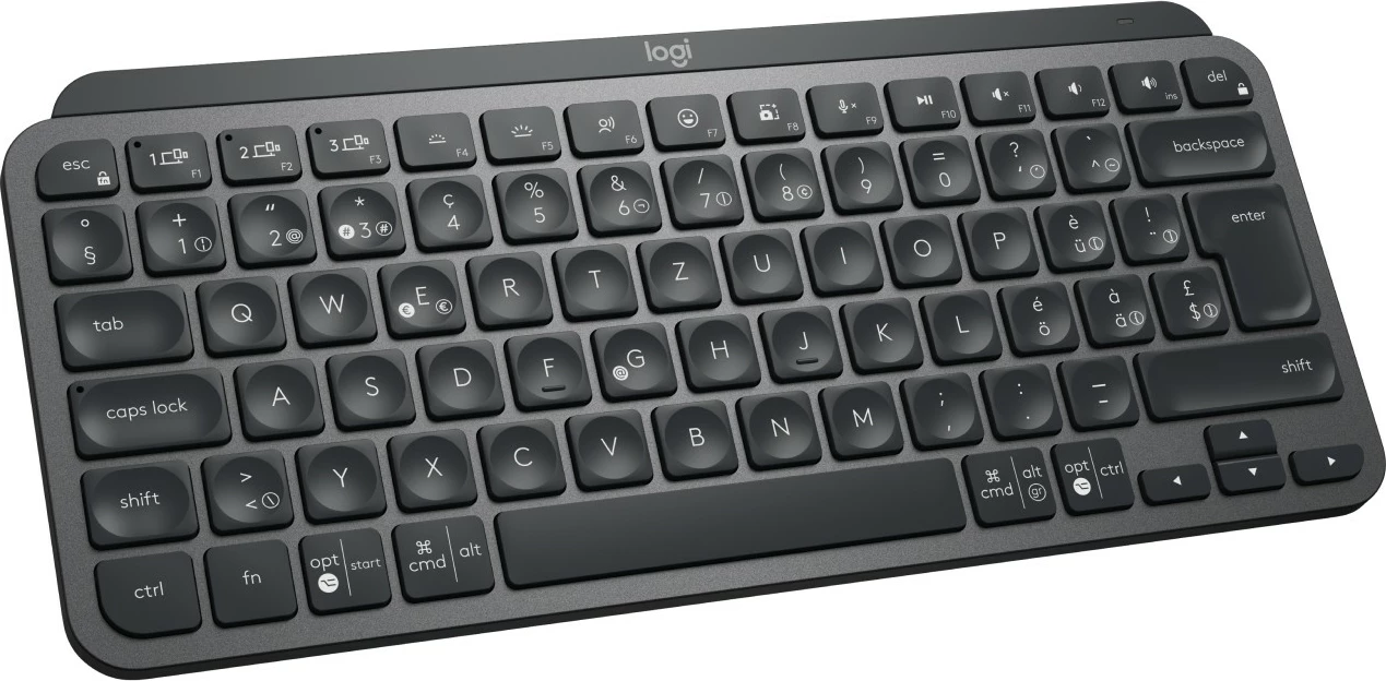 Tastierë mini Logitech MX Keys Mini for Business, wireless, Bluetooth, QWERTZ, LED, Graphite