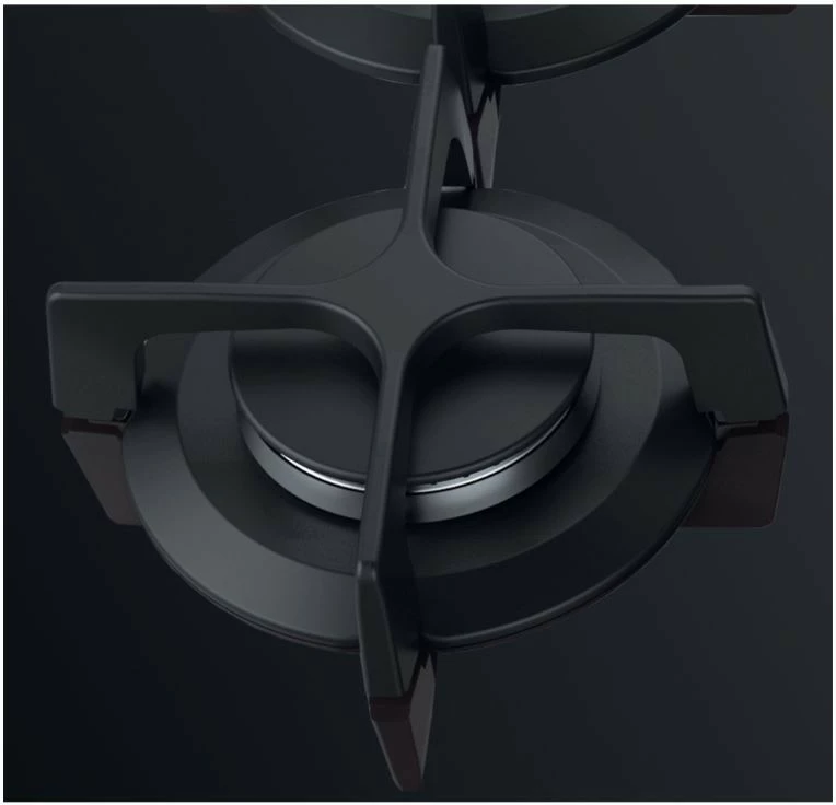 Soba me gaz Whirlpool AKT616NB, 4 djegës, xham, e zezë