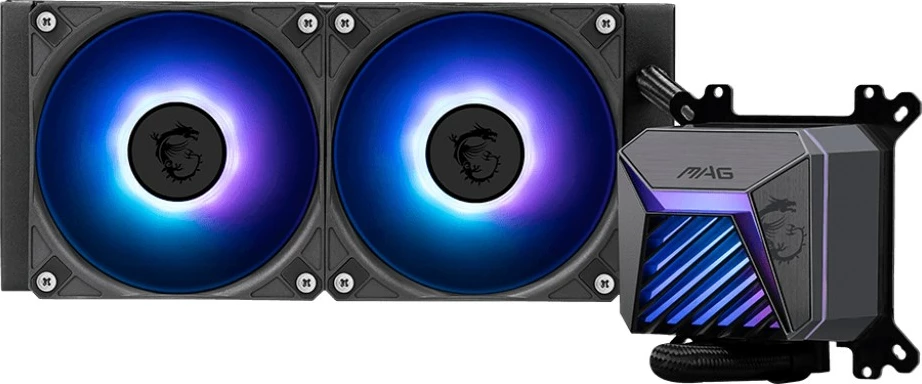 Ftohës uji all-in-one MSI MAG Coreliquid A15 240, 2x12 cm, i zi