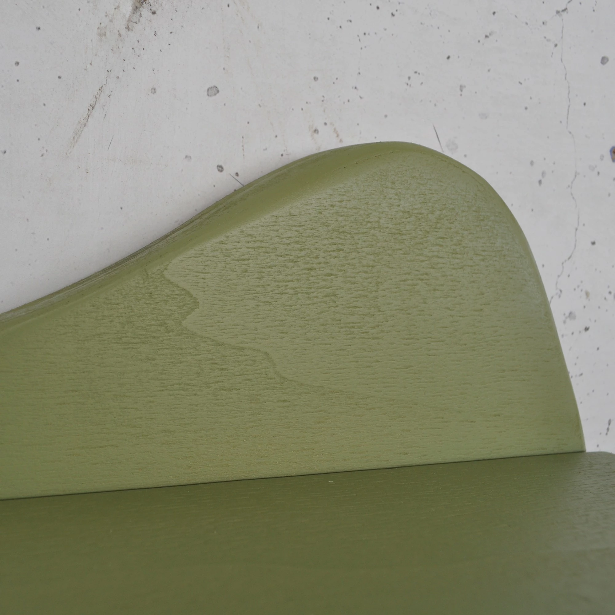 Raft dekorativ prej druri për mur, ngjyrë e gjelbër e çelët, Skye Decor, Meh224