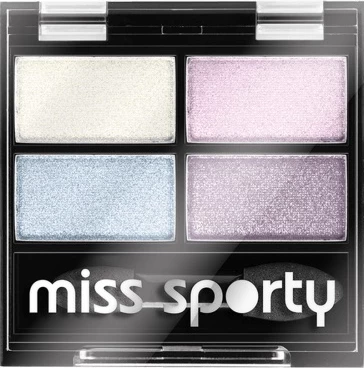 Paletë hije për sy Miss Sporty Studio Colour Quattro Eye Shadow për femra 415 Cool Unicorn, 1 art