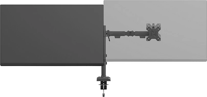 Krah monitori Neomounts NERO DS60-600BL2, për 2 monitorë 10-32", VESA 75x75/100x100, i zi
