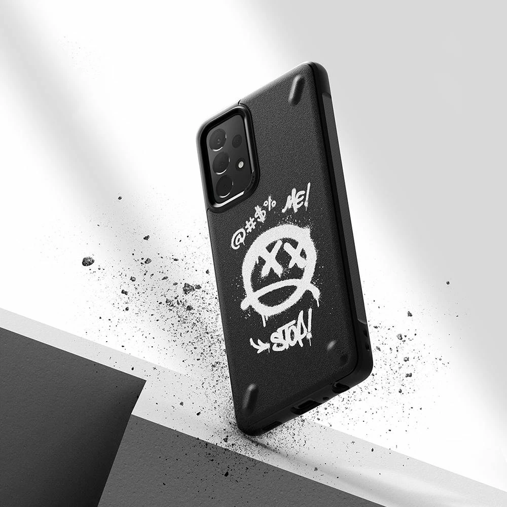 Mbështjellës Ringke Onyx Design për Samsung Galaxy A72, TPU, i zi (Paint)