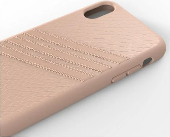 Mbështjellës Adidas OR Moulded Case Snake për iPhone XR, Rozë