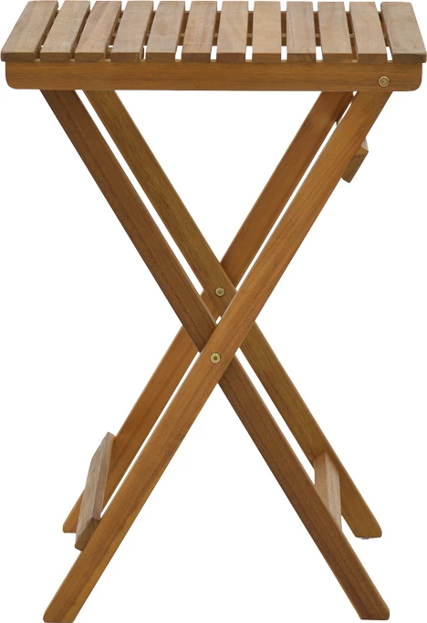 Tavolinë me karrige Bistrual-Lazio set prej 3 copash, dru akacie, 50x50x70cm