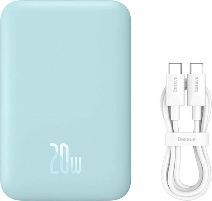 Powerbank Baseus Magnetic Mini 6000 mAh 20W, blu