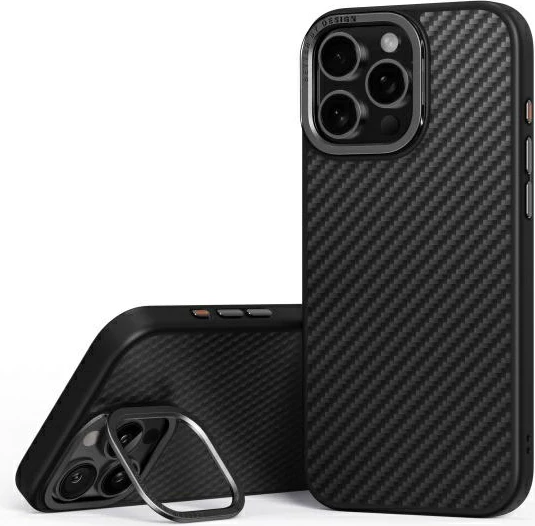 Mbështjellës UNIQ Keva Max Magclick për iPhone 16 Pro, i zi