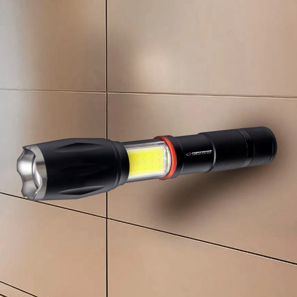 Dritë dore Esperanza EOT070, LED, Alumini, E zezë