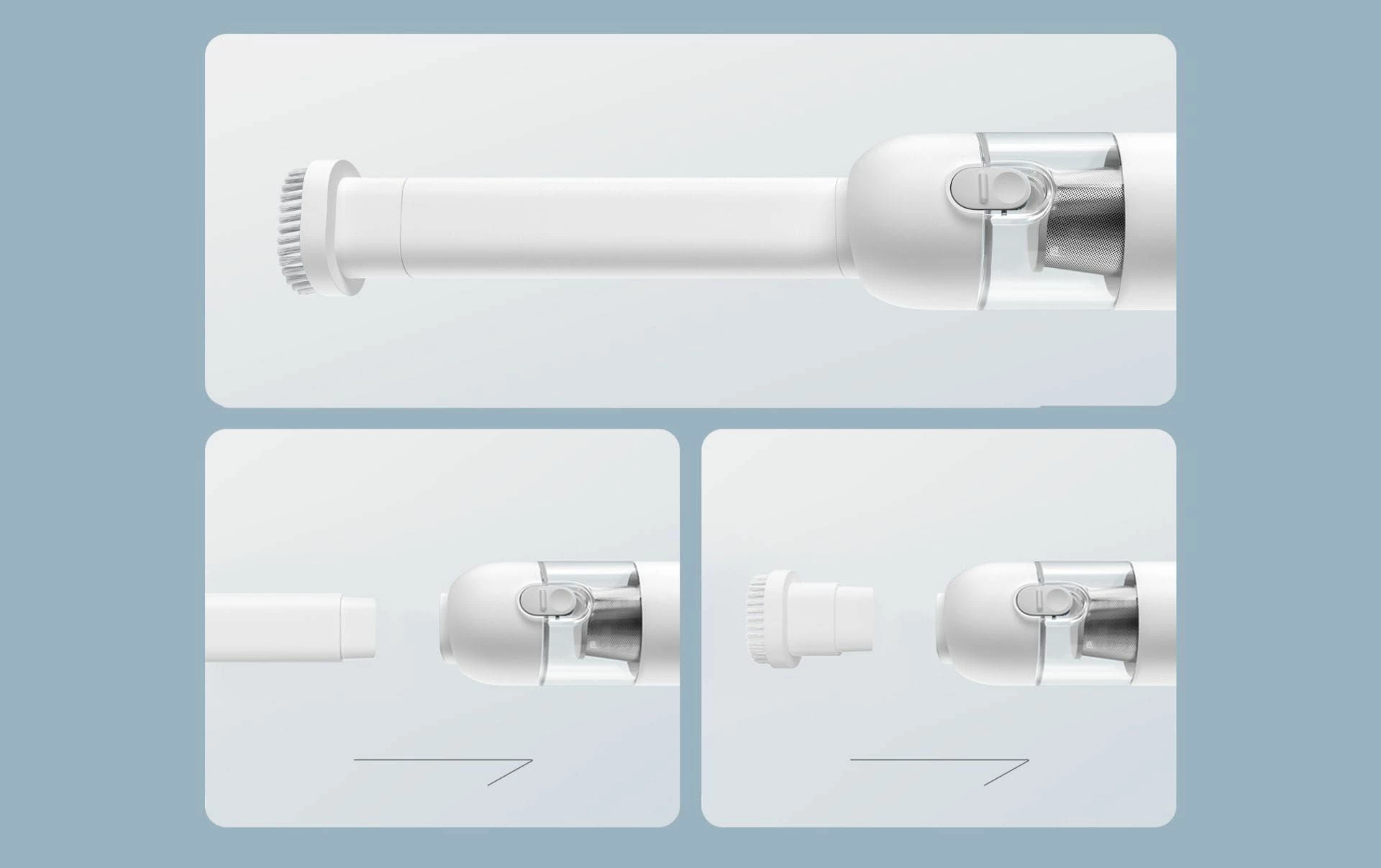 Fshesë me korrent dorake Xiaomi Mi Vacuum Cleaner Mini SSXCQ01XY, filtër HEPA, bateri Li-ion, e bardhë