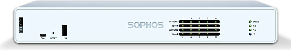 Pajisje sigurie rrjeti Sophos XGS 118, 9x RJ-45 2.5GbE, rackmount, kordon rryme EU