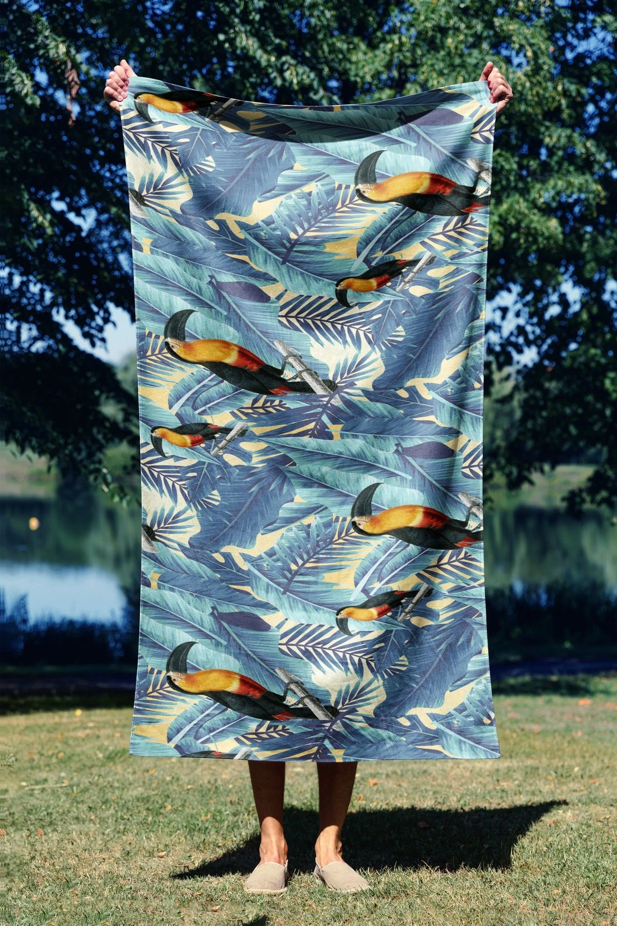 Peshqir plazhi Mijolnir, Tropic, 70x130cm