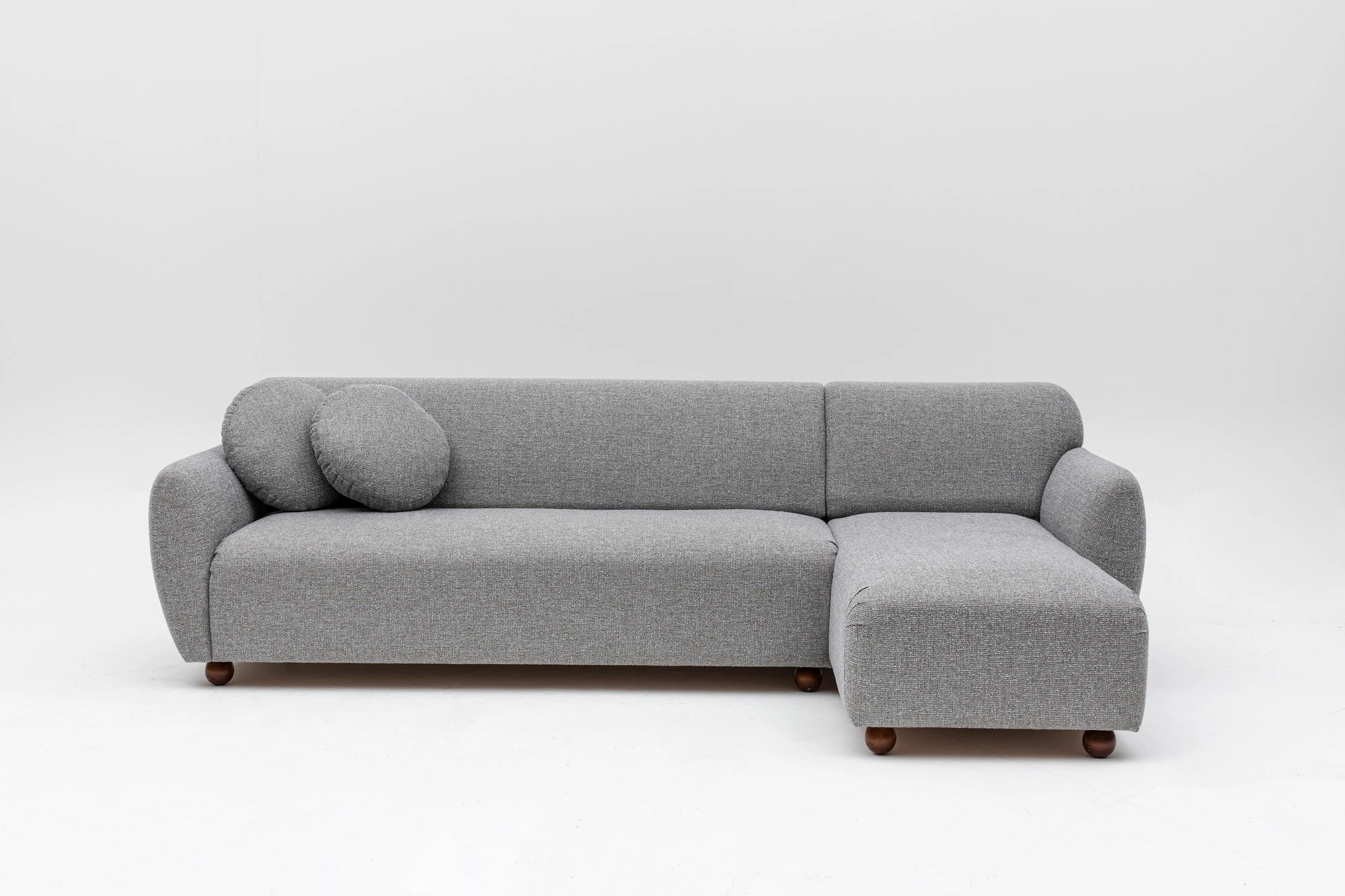 Këndare Eddy, ngjyrë gri e çelët, Atelier del Sofa