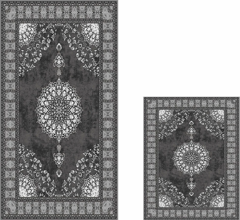 Set tapetash për banjo (2 copë), Mijölnir, 510615, ngjyrë gri