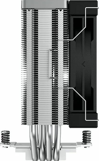 Ftohës CPU Deepcool AK400 (R-AK400-BKNNMN-G-1) 120mm, 4 heatpipe, 220W TDP, zi/argjend