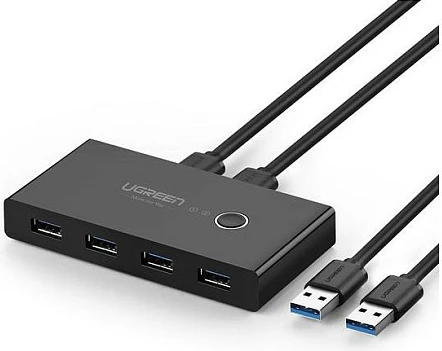 USB hub Ugreen 30768, 6 porta, USB 3.2 Gen 1, 5000 Mbit/s, e zezë