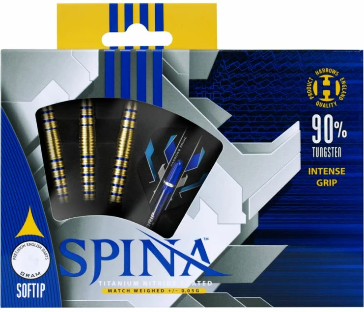 Shigjeta për Dart Harrows Spina Gold 90%, për meshkuj dhe femra