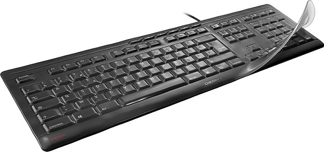 Mbështjellës tastiere Cherry WetEx, 0.25 mm, transparent