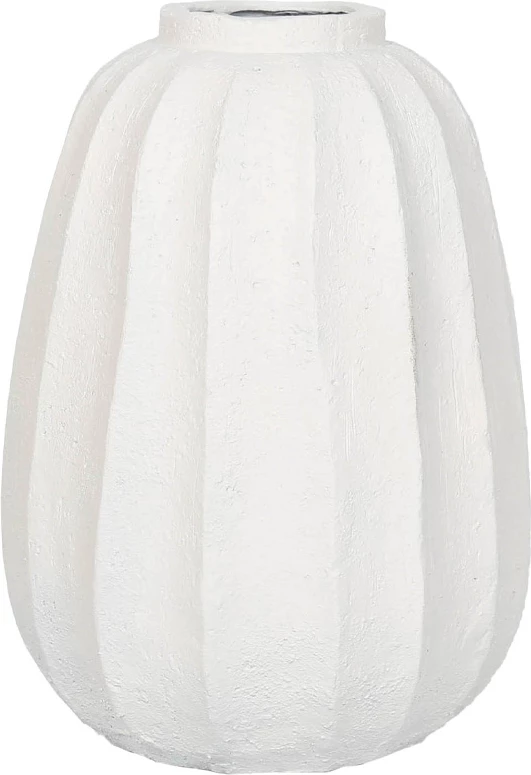 Vazo Pileas, 43x43x58 cm, MgO, e bardhë