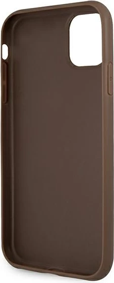 Mbështjellës Guess 4G Stripe për iPhone 11/XR 6.1", kafe