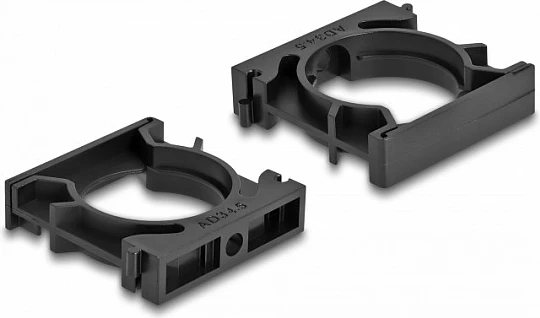 Mbajtës për mbështjellës kabllo DeLOCK AD34.5, 34.5 mm, 4 copë, i zi