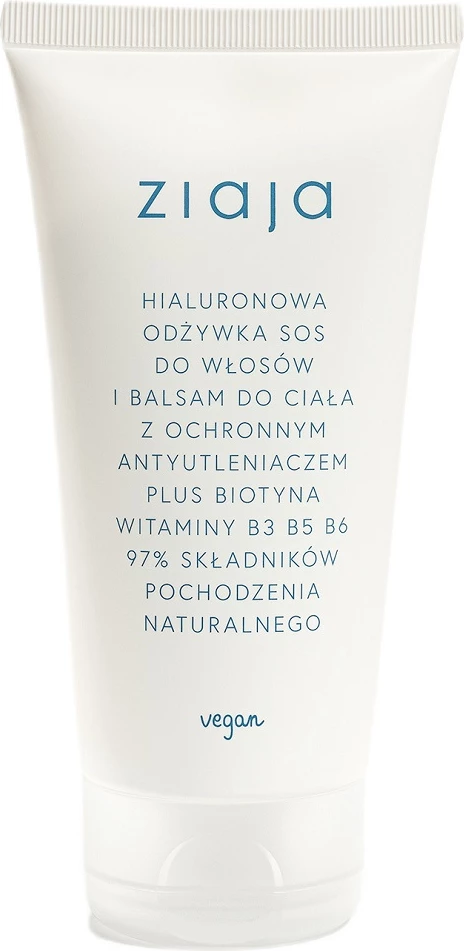 Kondicioner për flokë dhe balsam për trup Ziaja Hyaluronic SOS për femra 160ml