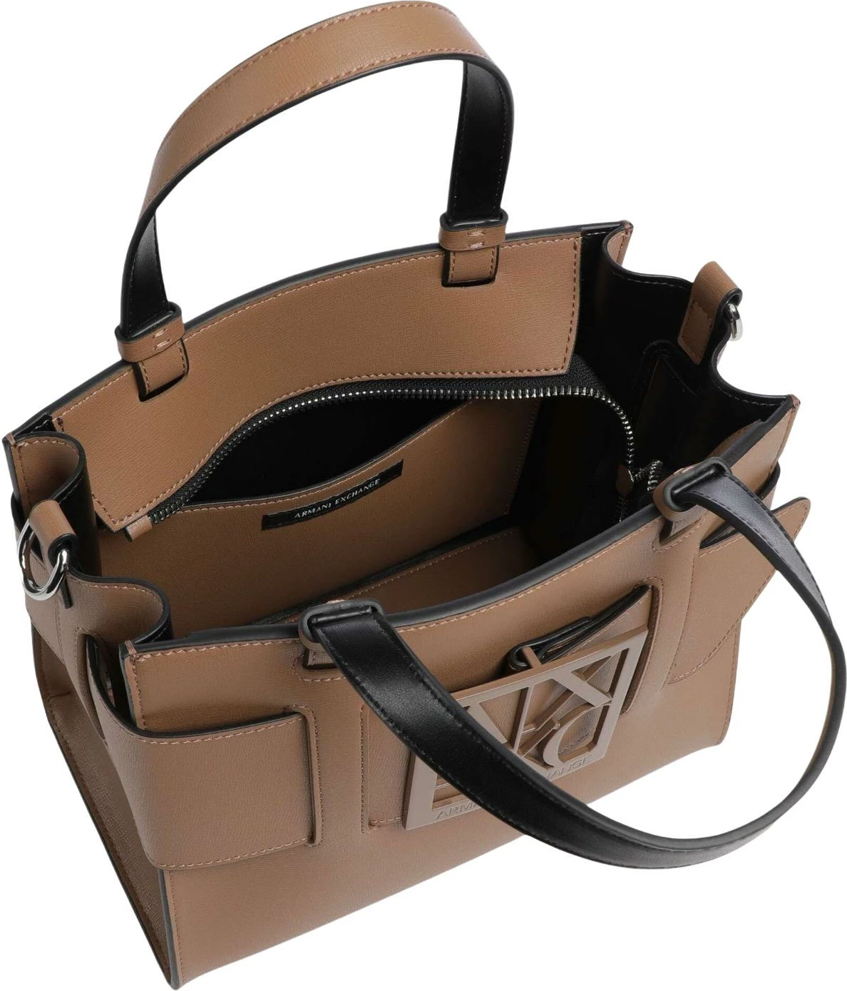 Çantë dore për femra Armani Exchange 942690 0A874, bezhë e errët