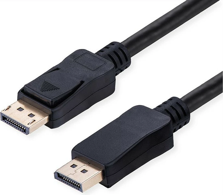 Kabllo DisplayPort VALUE 11.99.6027, DP 2.1, 3 m, 40 Gbit/s, e zezë