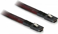 Kabllo mini SAS DeLOCK SFF-8087 36-pin, 50cm, e zezë/kuqe