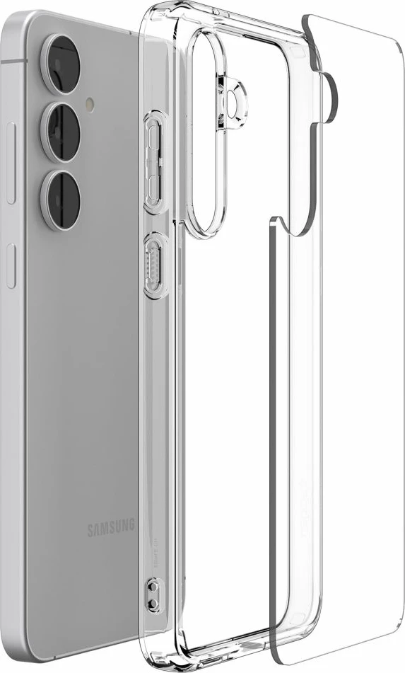 Mbështjellës Spigen Ultra Hybrid për Samsung Galaxy S25 FE, hibrid TPU+PC, transparent, 1 copë