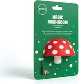 Trichter OTOTO Magic Mushroom, dizajn kërpudhe, kuqe-bardhë