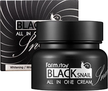 Krem fytyre unisex FarmStay Black Snail All in One Cream 75ml