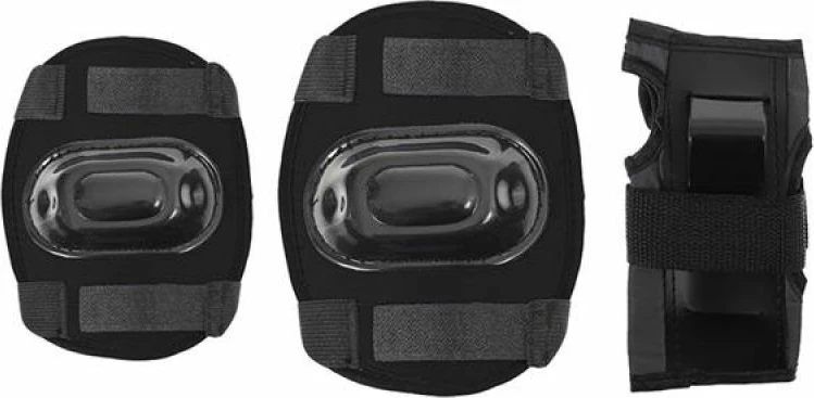 Set mbrojtësesh Nils Extreme, unisex, të zeza