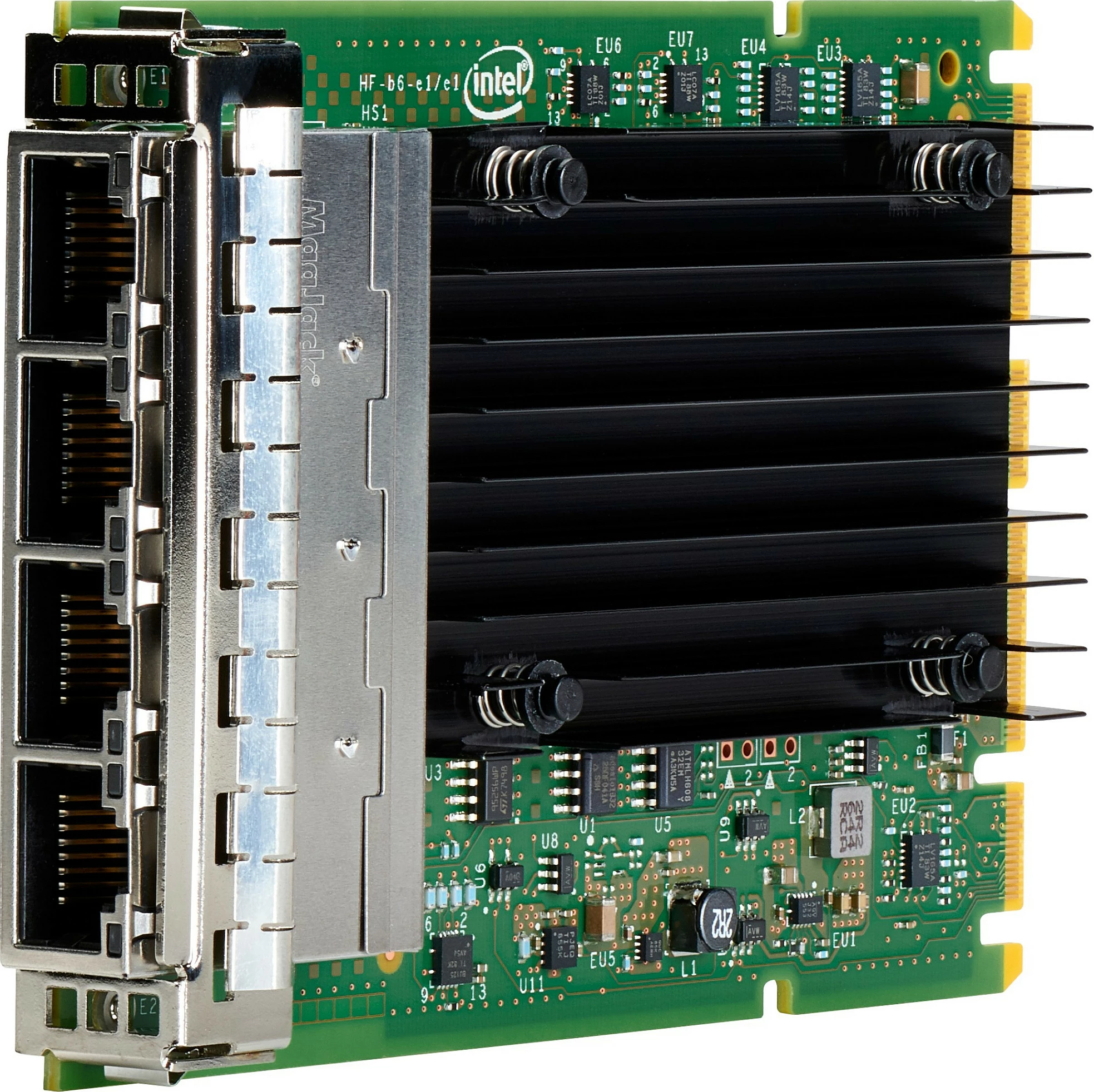 Kartelë rrjeti HPE Broadcom BCM5719, 1GbE BASE-T, 4x RJ-45, OCP 3.0, PCIe 2.0