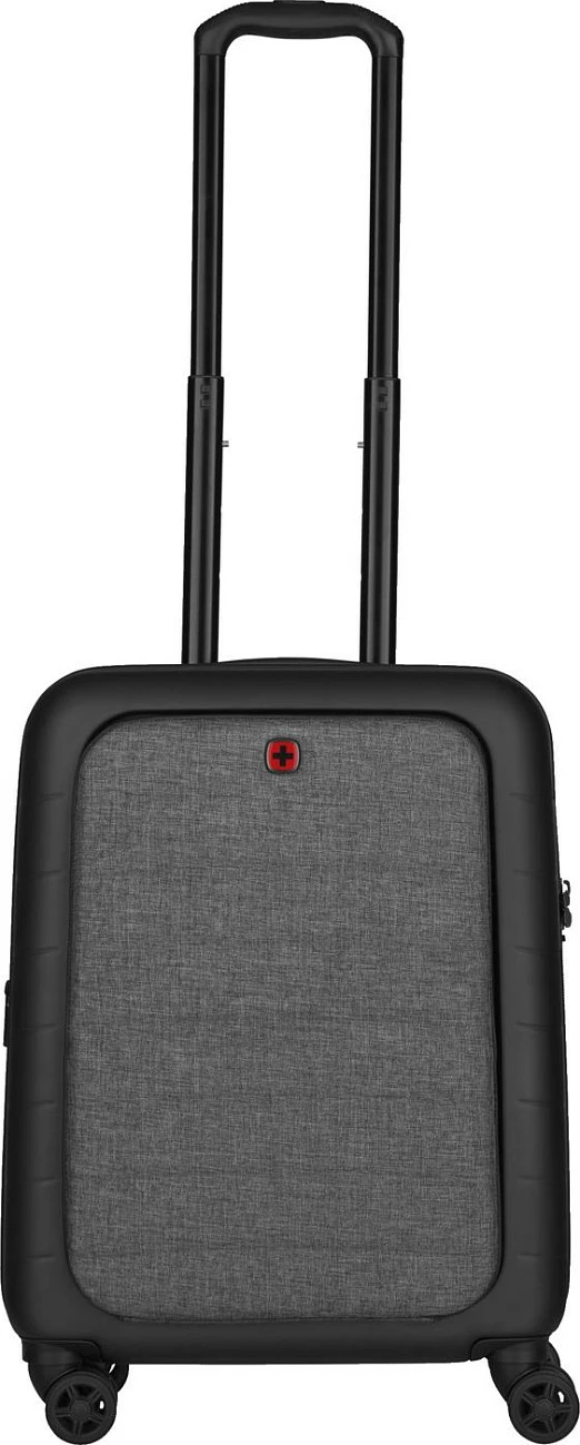 Kasë udhëtimi Wenger Syntry Carry-On me ndarje për laptop, e zezë/gri